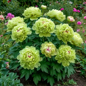 Пион Зеленые Бобы купить по цене от 610р. в интернет-магазине «Посадика» с доставкой почтой в в Москве и по всей России – [изображение №1].